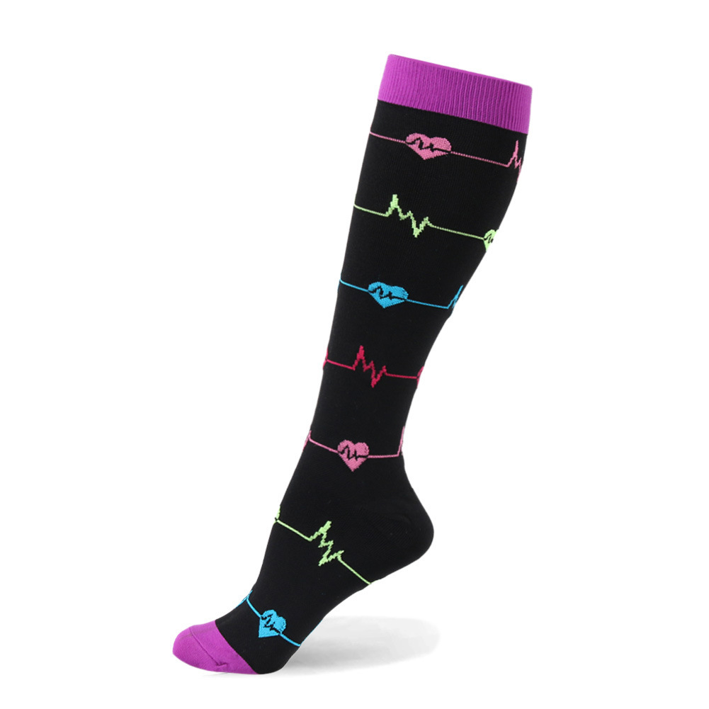 ECG Compression Sock Off-road Cycling Marathon Running Breathable Outdoor Sports Socks Volleyball Socks